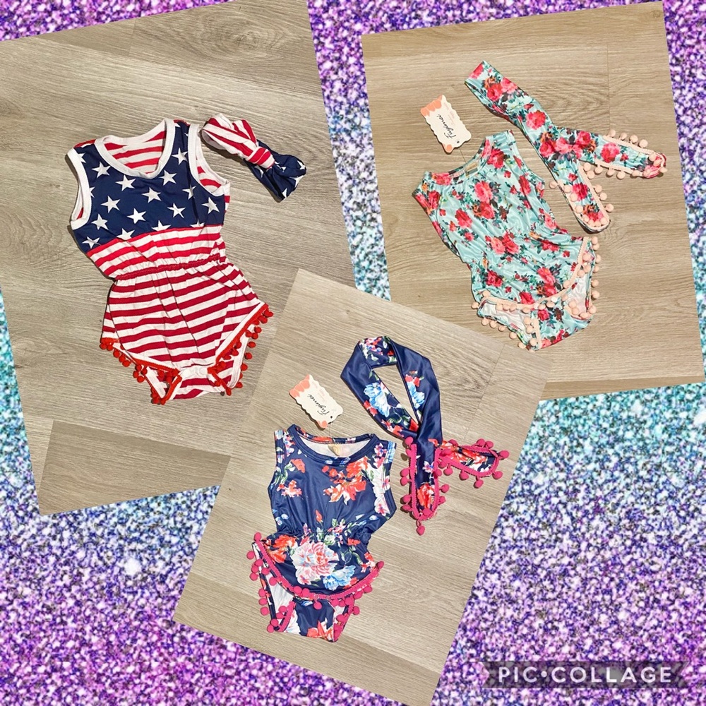 Romper bundle ❤️💗💙